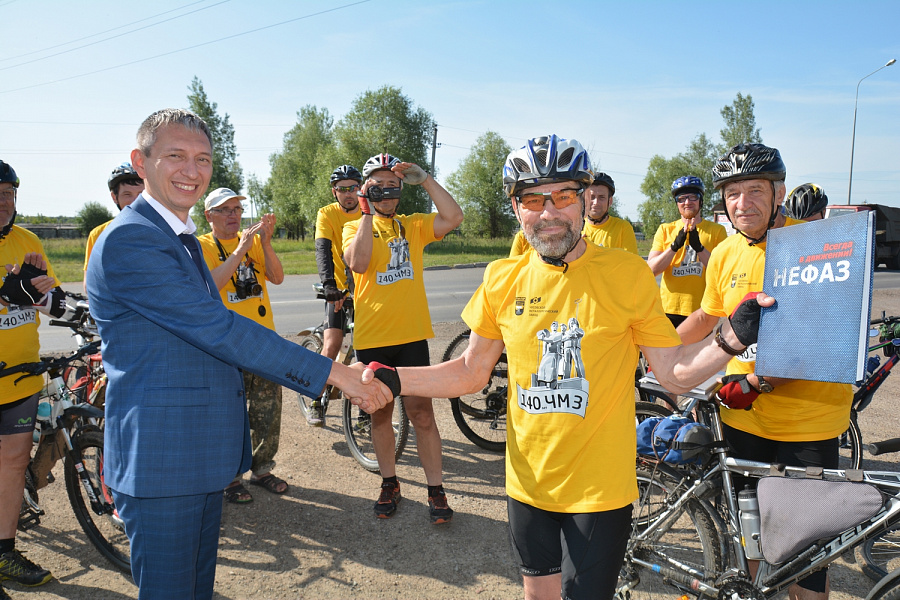 Велопробег к юбилею