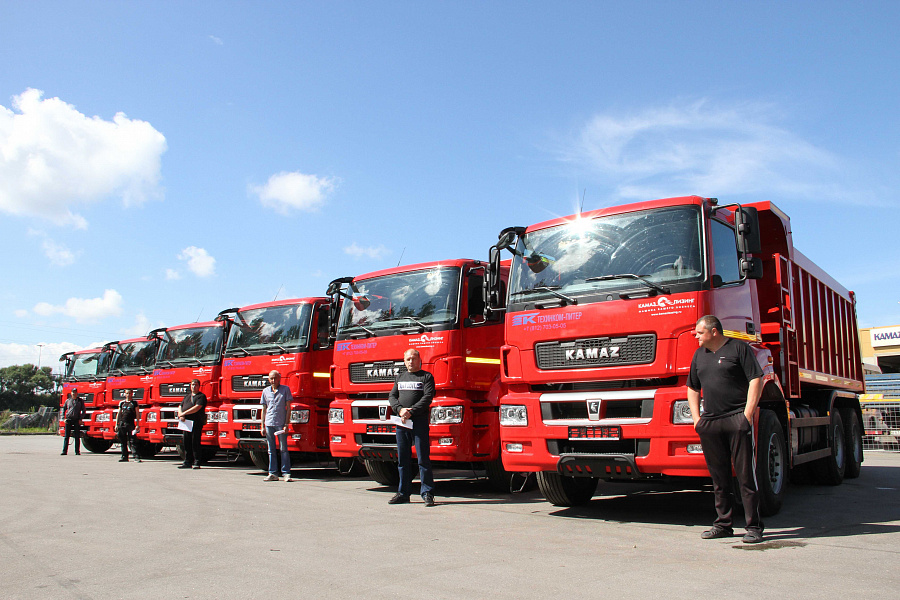 20 самосвалов КАМАЗ-6520 – компании «АФОР-ЛЕС»
