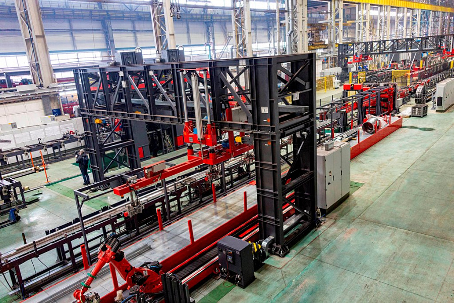 На прессово-рамном заводе тестируют новую линию 